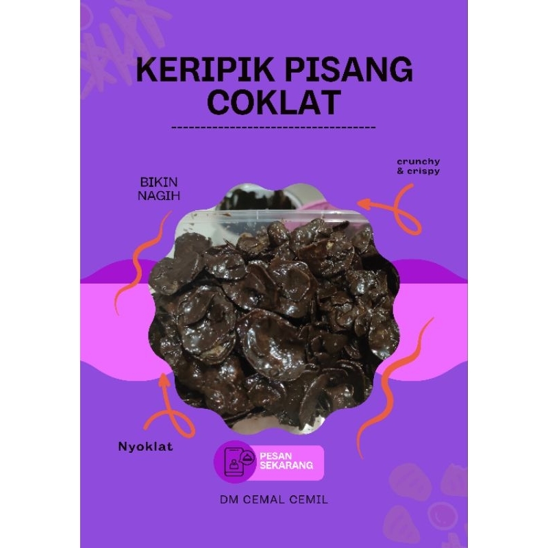 

Keripik Pisang Nyoklat