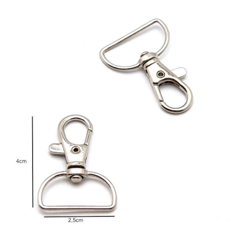 

Cantelan Pengait 2,5cm (100pc)Hanger 2,5cm Kaitan Lanyard 2,5 cm