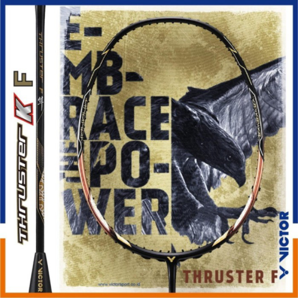 

Jual RAKET VICTOR THRUSTER K / TK FALCON ENHANCED BLACK GOLD PREMIUM 30LBS - BELUM PASANG Diskon