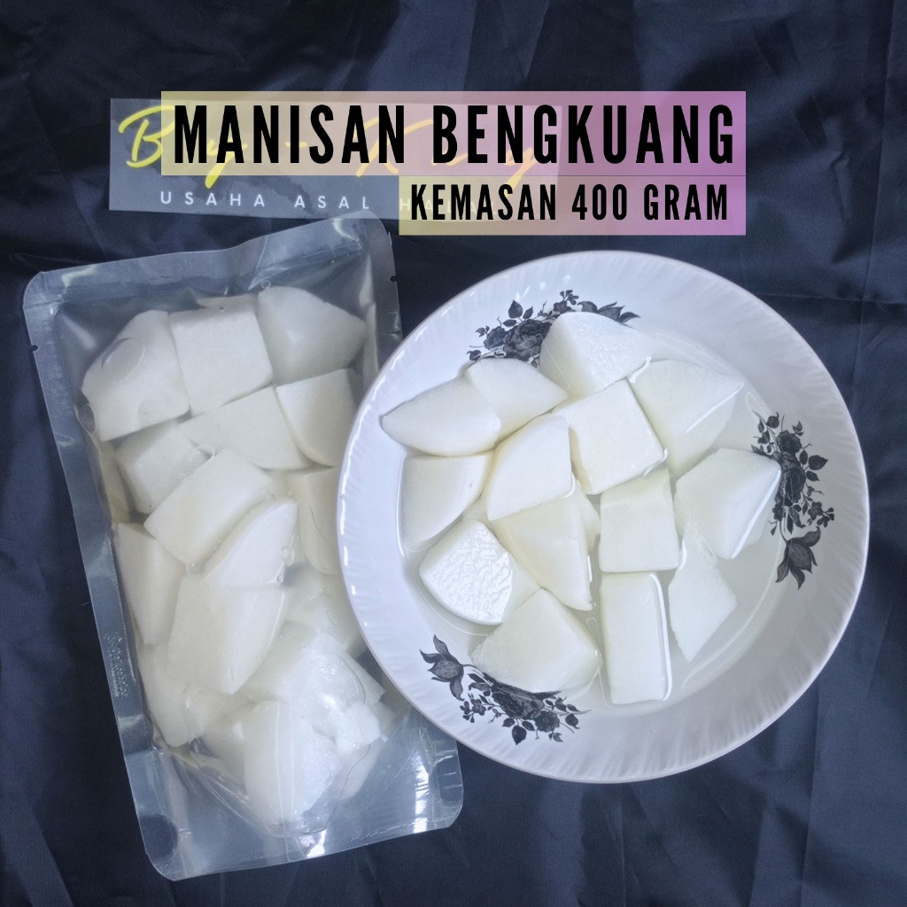 

BY KNY 400g Manisan bengkuang asinan bengkoang rujak buah potong manisan buah cianjur buah segar