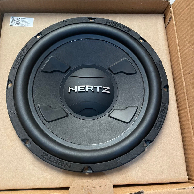 Subwoofer 10 inch Hertz DS 25.3 600W 4 ohm second super mulus bukan Audison Focal Scanspeak Jl audio