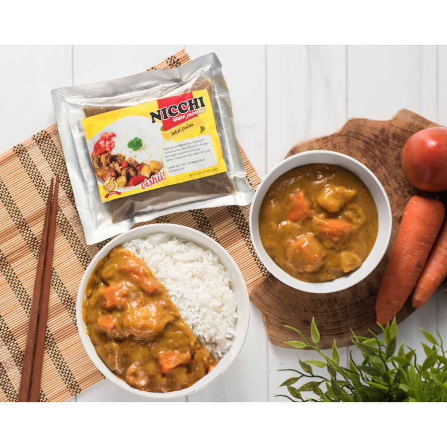 Nicchi Golden Curry Halal Bumbu Kare ala Jepang - 100gr HALAL NON MSG Sapi Ayam MPASI Anak