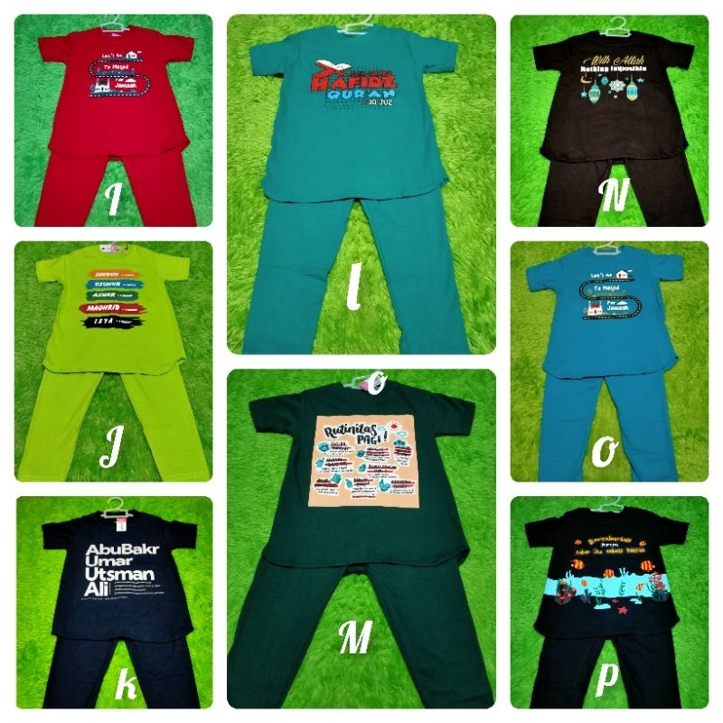 Set Kaos Kurta Anak / Koko kurta Anak / Setelan Kaos Anak