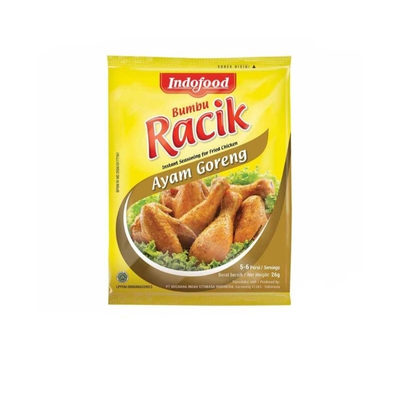 

Indofood Bumbu Racik Ayam Goreng 26G