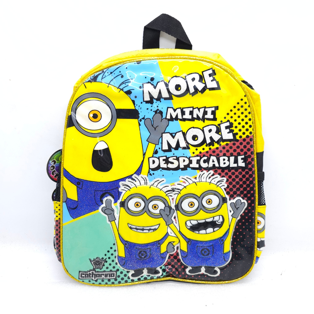 TAS MINION / TAS ANAK MINION MURAH / RANSEL MINION / TAS ANAK MINION 15 INCHI MURAH OBRAL / TAS MINI