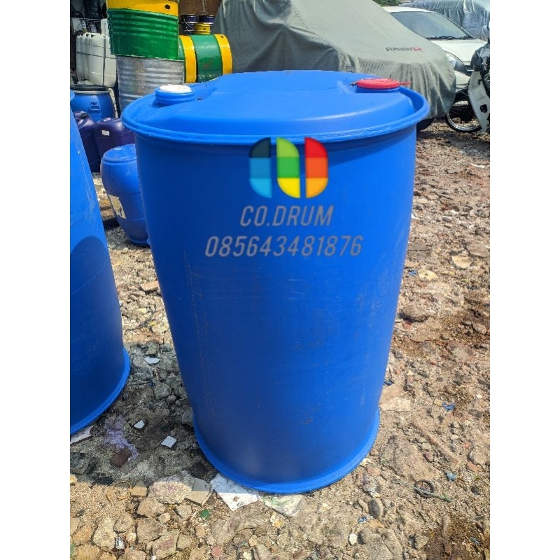 DRUM PLASTIK HD-PE 200 ,250 LITER