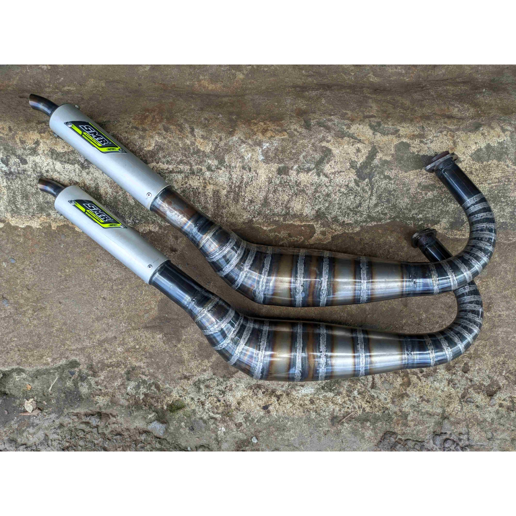Knalpot SMR Rxking Super Pro 91 DOT Plat Karat