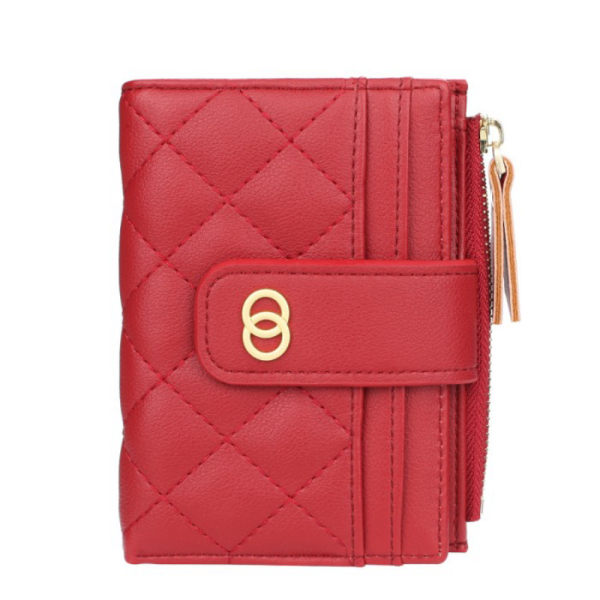 Promo DOMPET LIPAT WANITA BAELLERRY ORIGINAL KULIT MINI KARTU KECIL ALTO - Merah Murah