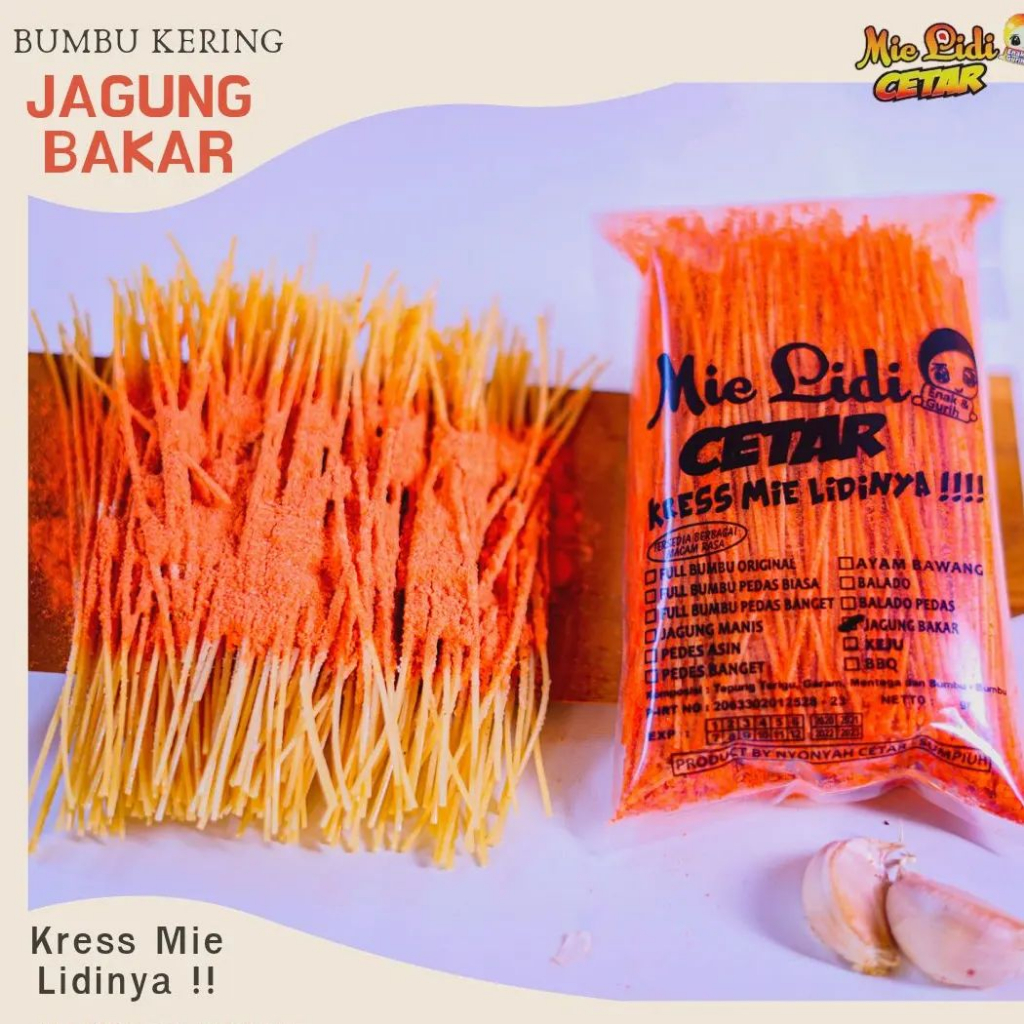 

Makanan Ringan Mie Lidi Cetar Snack Camilan Biting Jajanan Jadul Tempo Dulu