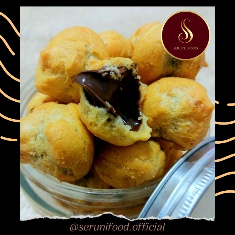 

[SERUNI FOOD] Sus Coklat lumer | Soes coklat lumer 250gr