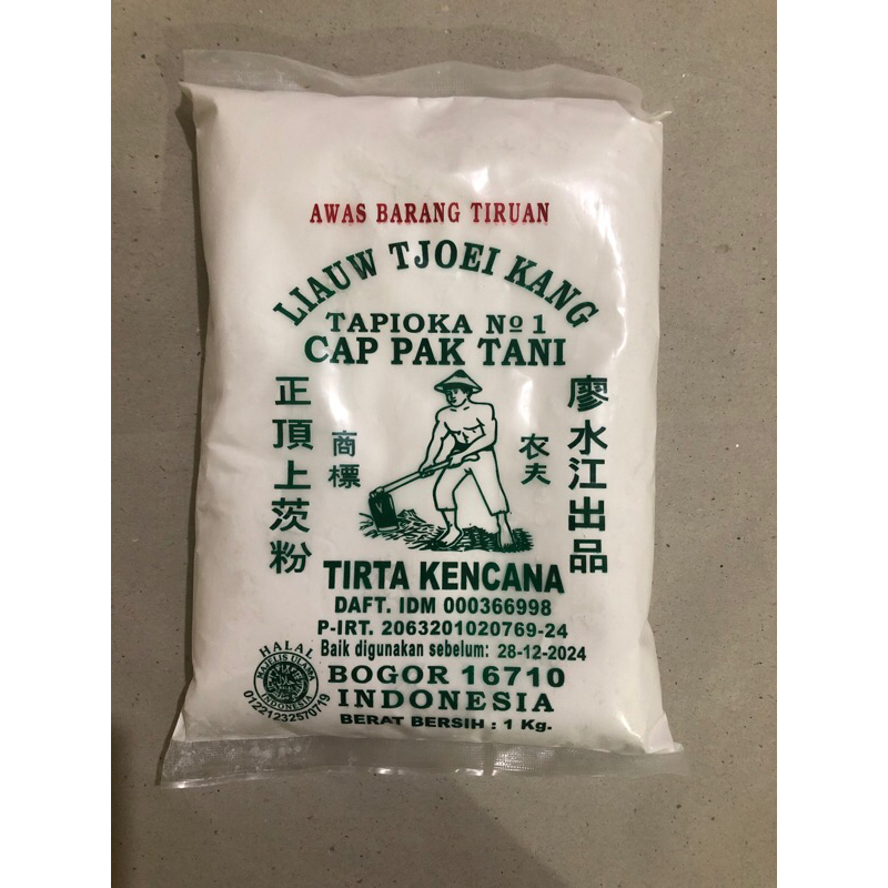 

Sagu Tani/Tepung Tapioka Asli Liauw Tjoei Kang/Liong Pit (1kg)