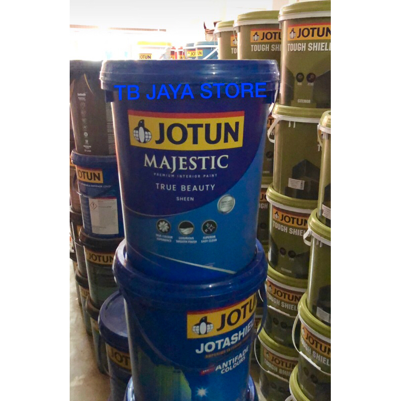 JOTUN MAJESTIC TRUE BEAUTY SHEEN 20L CAT TEMBOK LIGHT GREY 0967