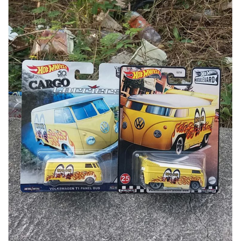 hot wheels premium paket mooneyes Volkswagen ti panel bus dan drug bus