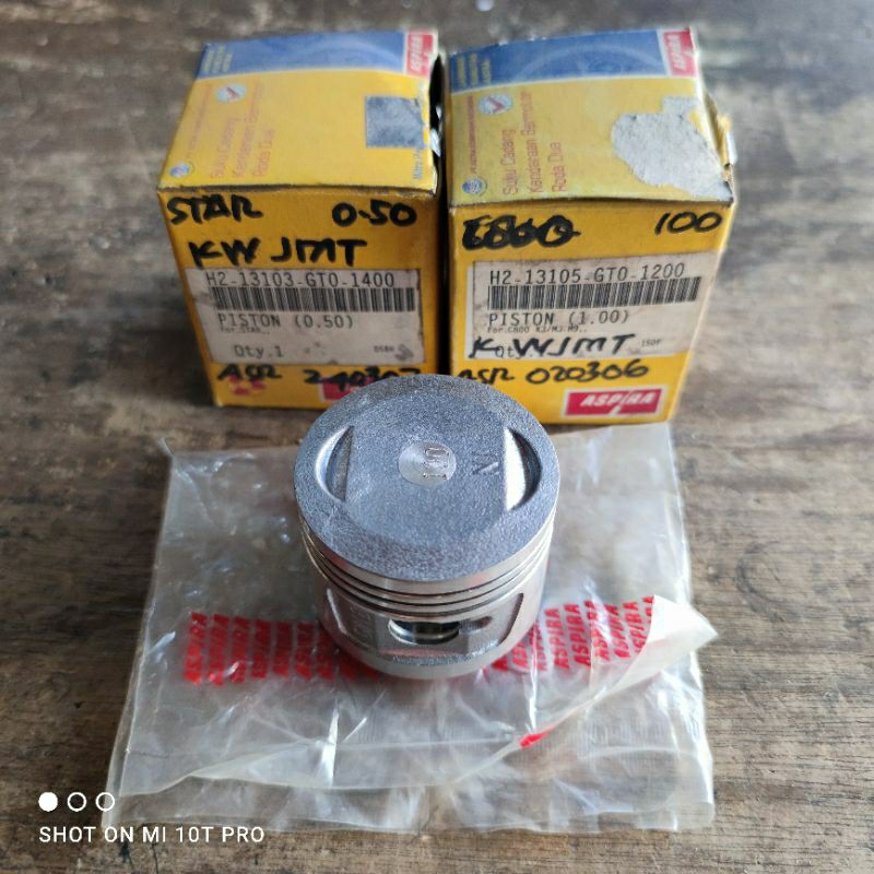 Piston Only Honda Astrea Star 50 100 Original Honda Aspira