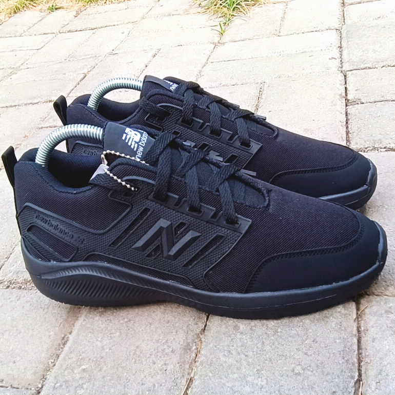 TERLARISS  Promo Sepatu Sekolah Anak laki laki Sepatu  Hitam Polos NB Full Black Olahraga Pria Wanit