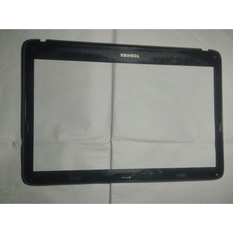 casing case tutup cover frame layar depan atas LCD LED - Toshiba satellite E200 E205 - Original copo