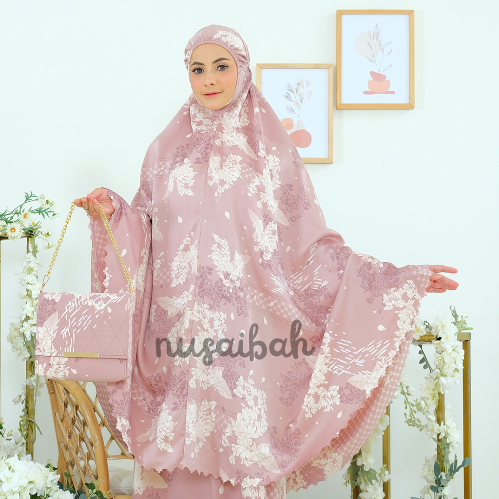 MUKENA NUSAIBAH Mukena Dewasa Zenia Silk Mewah