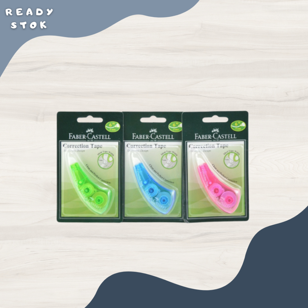 

TIPE X KERTAS / CORRECTION TAPE ENN-506/B (169401 ) FABER-CASTELL/ CORRECTION TAPE