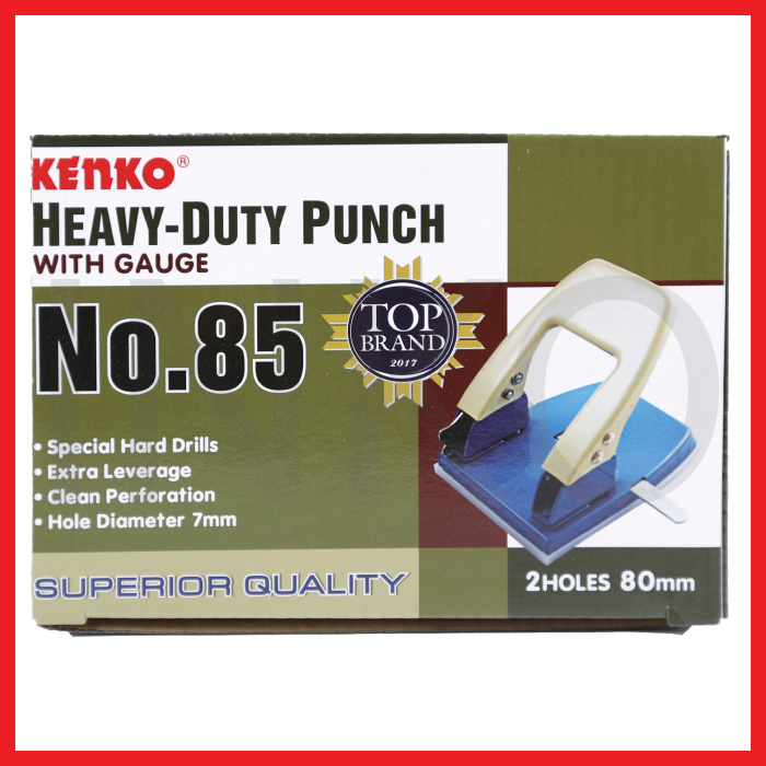 

KENKO HEAVY DUTY PUNCH 2 HOLES NO.85 80MM