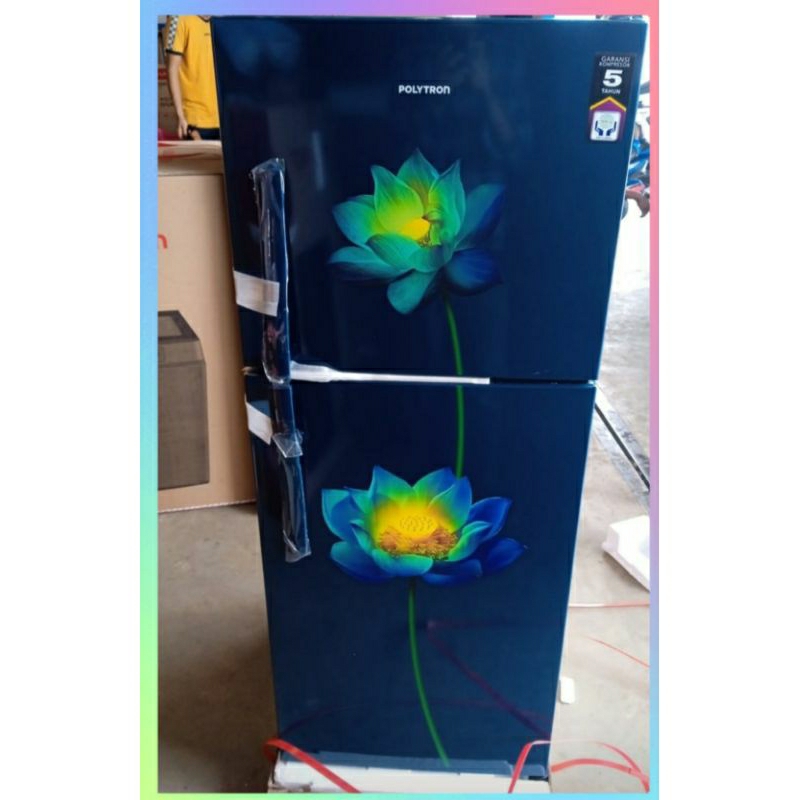 KULKAS POLYTRON PRB-217LB/KULKAS 2 PINTU POLYTRON/LEMARI ES 2 PINTU PRB-217LB/KULKAS POLYTRON 2 PINT