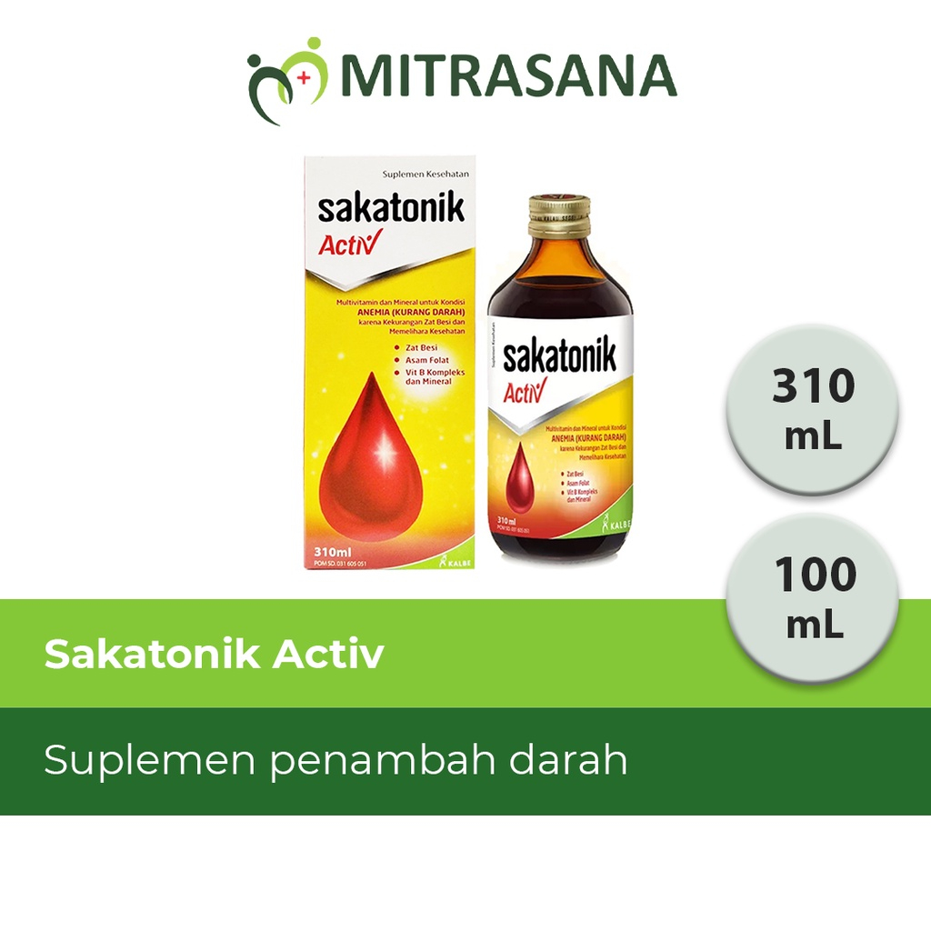 SAKATONIK LIVER 300 ML | Penambah Darah