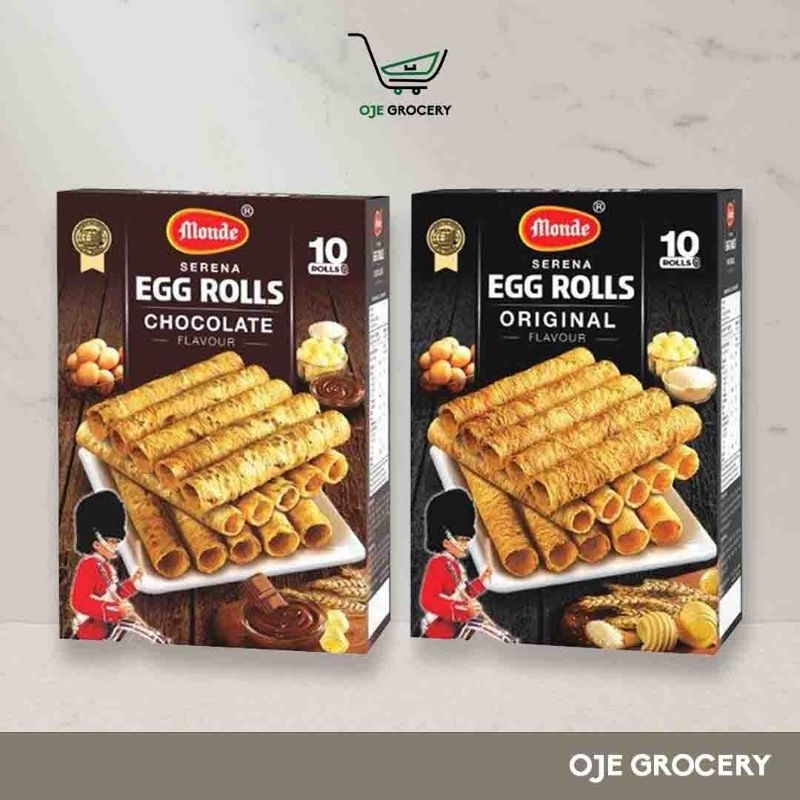 

MONDE EGG ROLLS - ORIGINAL DAN COKLAT - MONDE COOKIES SERENA