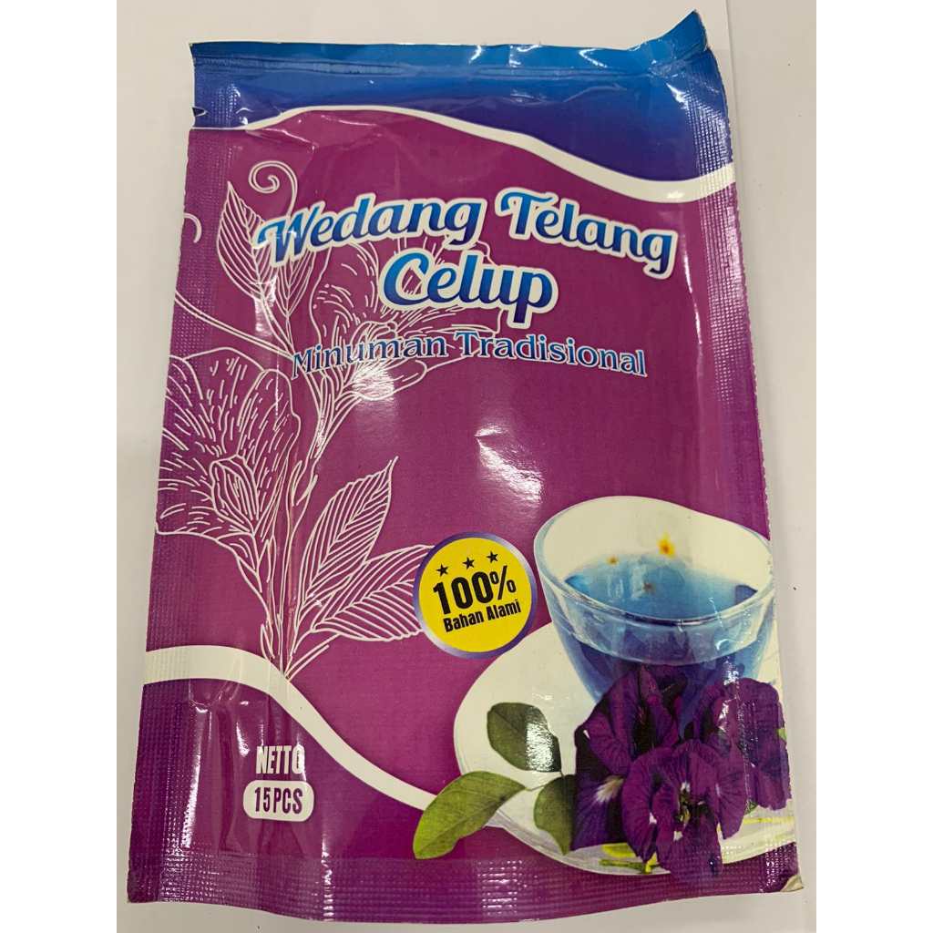 

Wedang Telang Celup 1 pouch isi 15 pcs