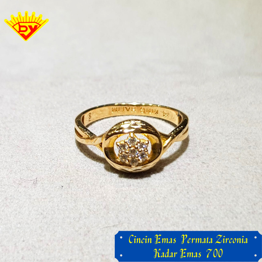 Cincin Emas Kuning 145 Kadar Emas 700
