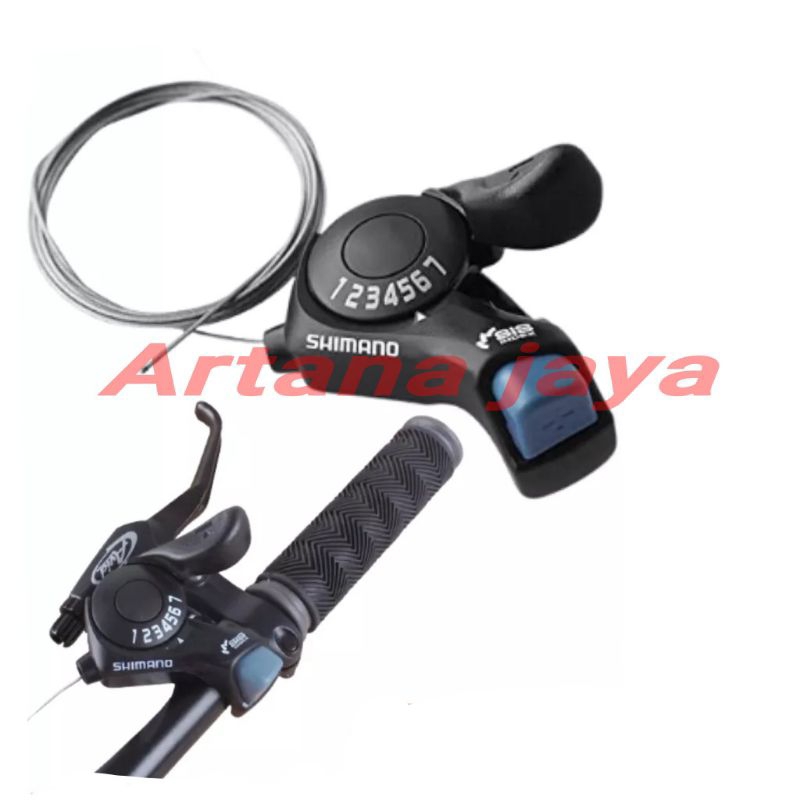 Shifter SHIMANO 7 speed 3 speed untuk semua sepeda
