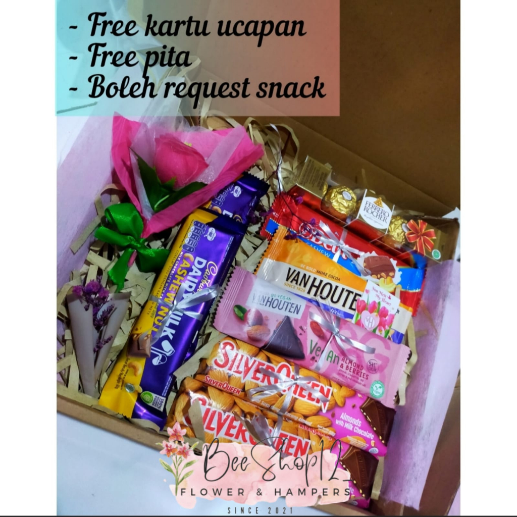 

HAMPERS / GIFT BOX WISUDA, ULANG TAHUN, ANNIVERSARY, VALENTINE DLL / CHOCOLATE EDITION / HAMPERS COKLAT / HAMPERS BIRTHDAY