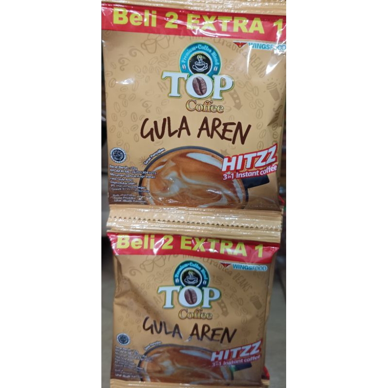 

TOP COFFEE gula aren (isi 3 renceng)