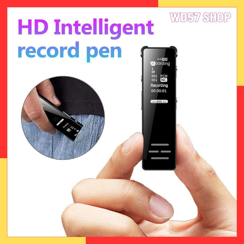 Perekam Suara Jernih Otomatis Mini Tersembunyi Jarak Jauh Voice Audio Recorder Noise Mp3 Media Playe