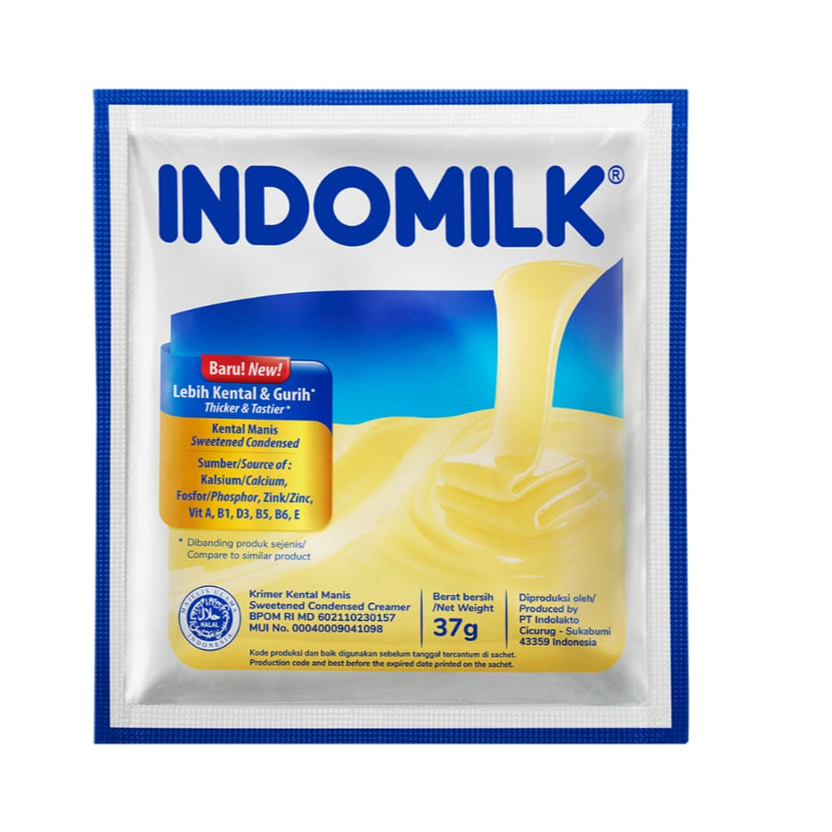 

INDOMILK Krimer Kental Manis Putih 6 x 37 g