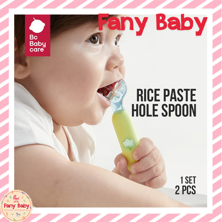 BC BABYCARE LEARNING SILICONE SPOON 2PCS