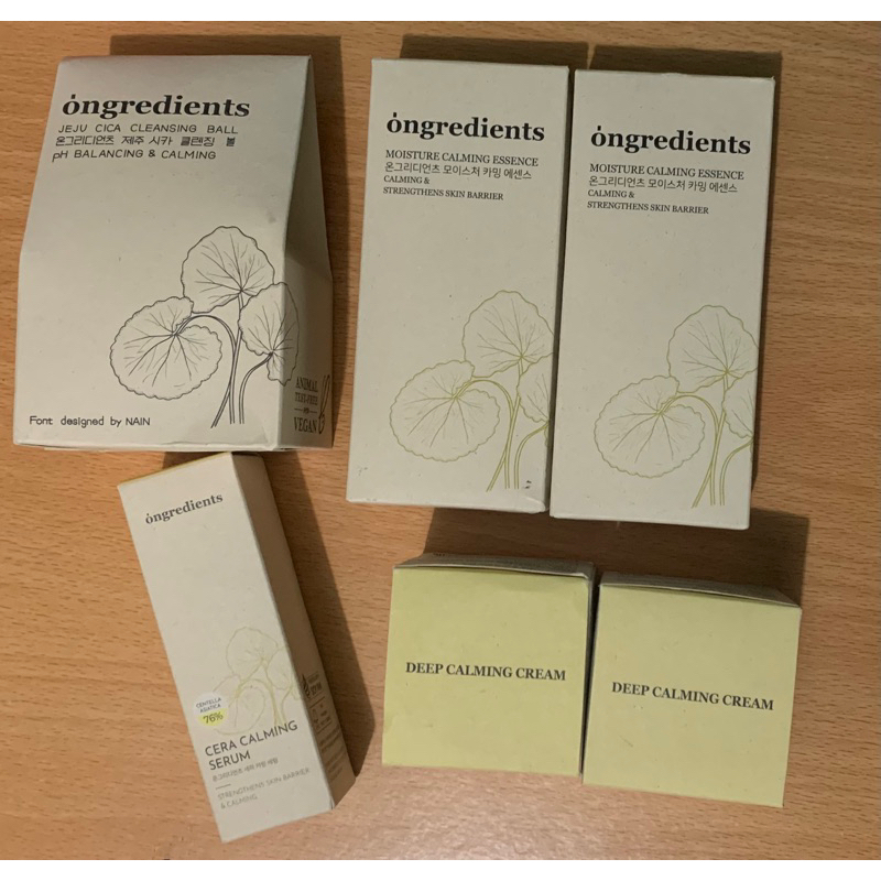 ONGREDIENTS X TREASURE SKINCARE ONLY JEJU CICA CLEANSING BALL PH BALANCING & CALMING CERA SERUM MOIS