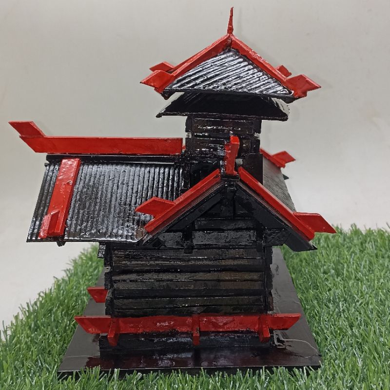Miniatur rumah jepang gubuk  Yakuza Aquascape paludarium