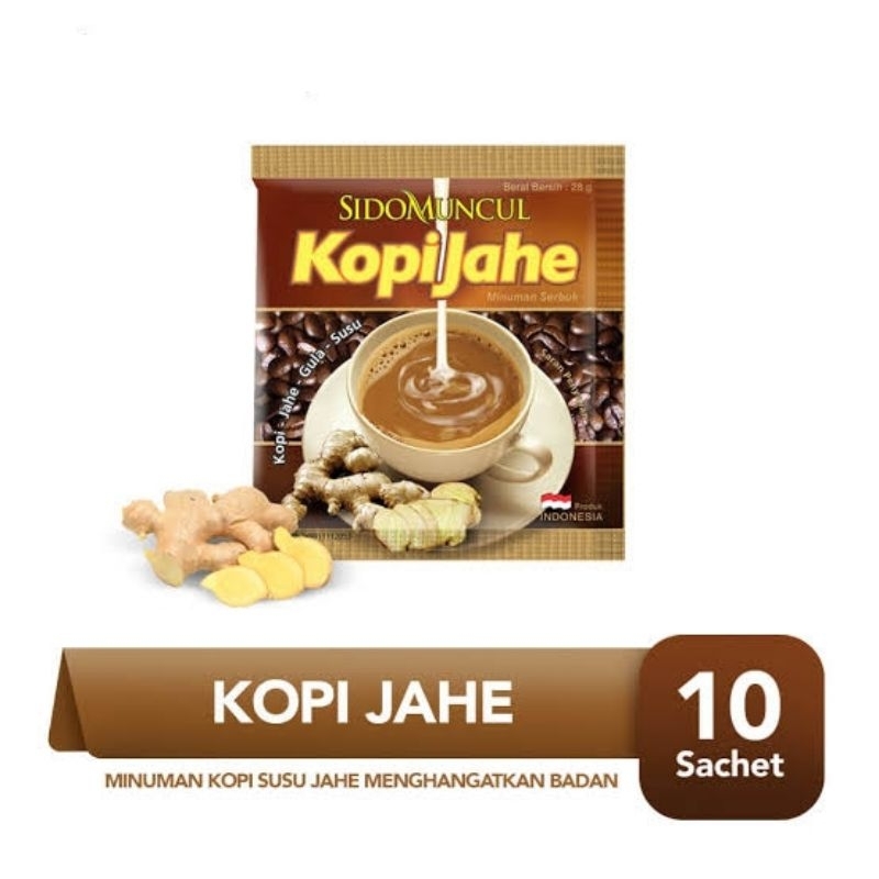 

sidomuncul kopi jahe 10 bungkus saset sachet 10sachet 10's / receng hanger