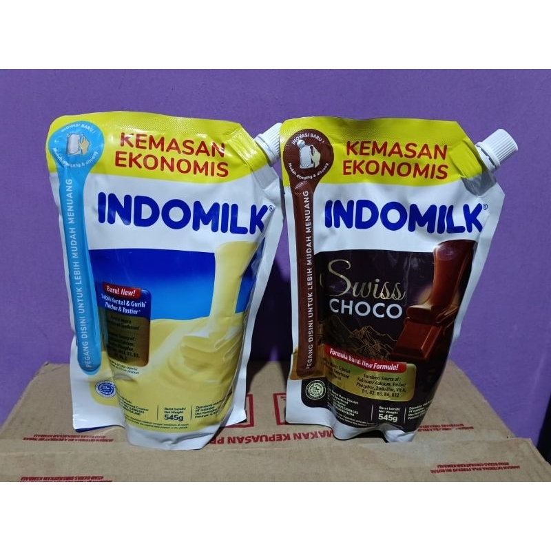 

Susu indomilk kemasan pouch