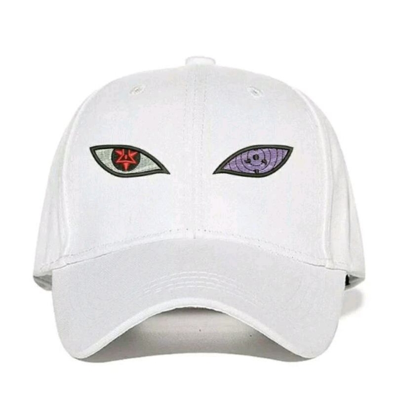 MODEL BARU TOPI BASEBAL PRIA DISTRO IMPORT TOPI BORDIR MATA SASUKE TRENDY UNISEX