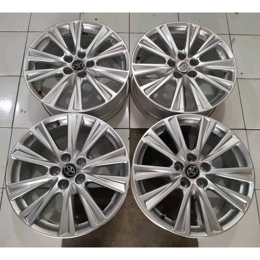VELG BEKAS REP ALPHARD R18X7 BAUT 5 PCD 5X114ET40