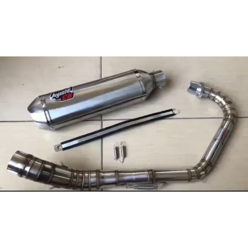 Knalpot full cacing kapsul begundal CB bagus