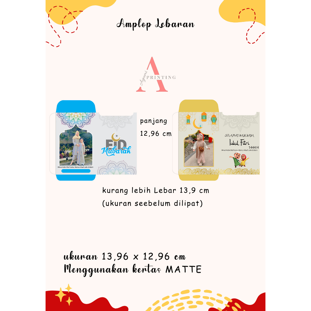

Amplop Lebaran Custom isi 8 pcs