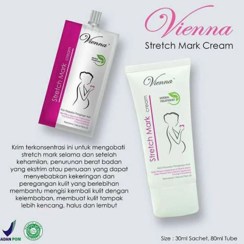 Vienna Stretch Mark Cream | menghilangkan Stretch Mark Cream