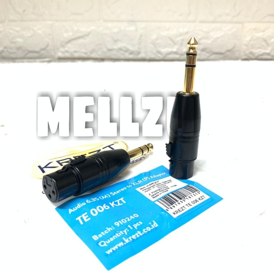 Jack converter XLR Female To Jack Akai Stereo gold plated