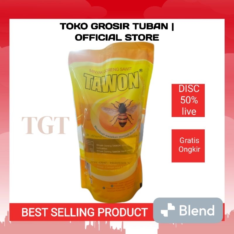 

(FREE PACKING) MINYAK TAWON GORENG 900ML