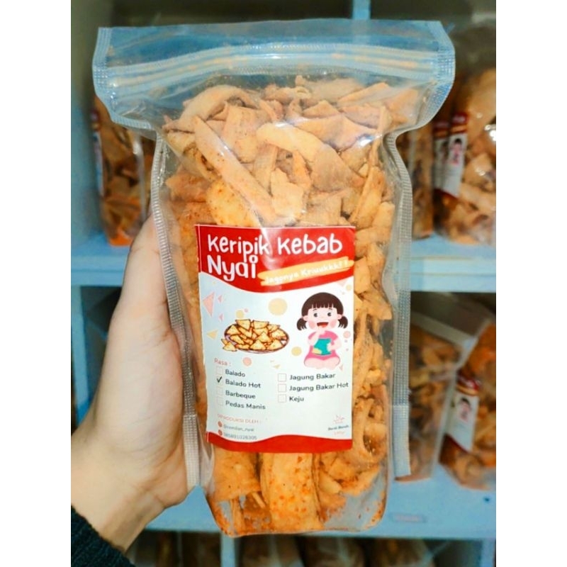 

KERIPIK KEBAB (BALADO HOT) by.cemilan_nyai