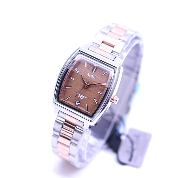 Jam Tangan Wanita Alba-Hb Rantai Body Oval Tanggal Bawah Aktif