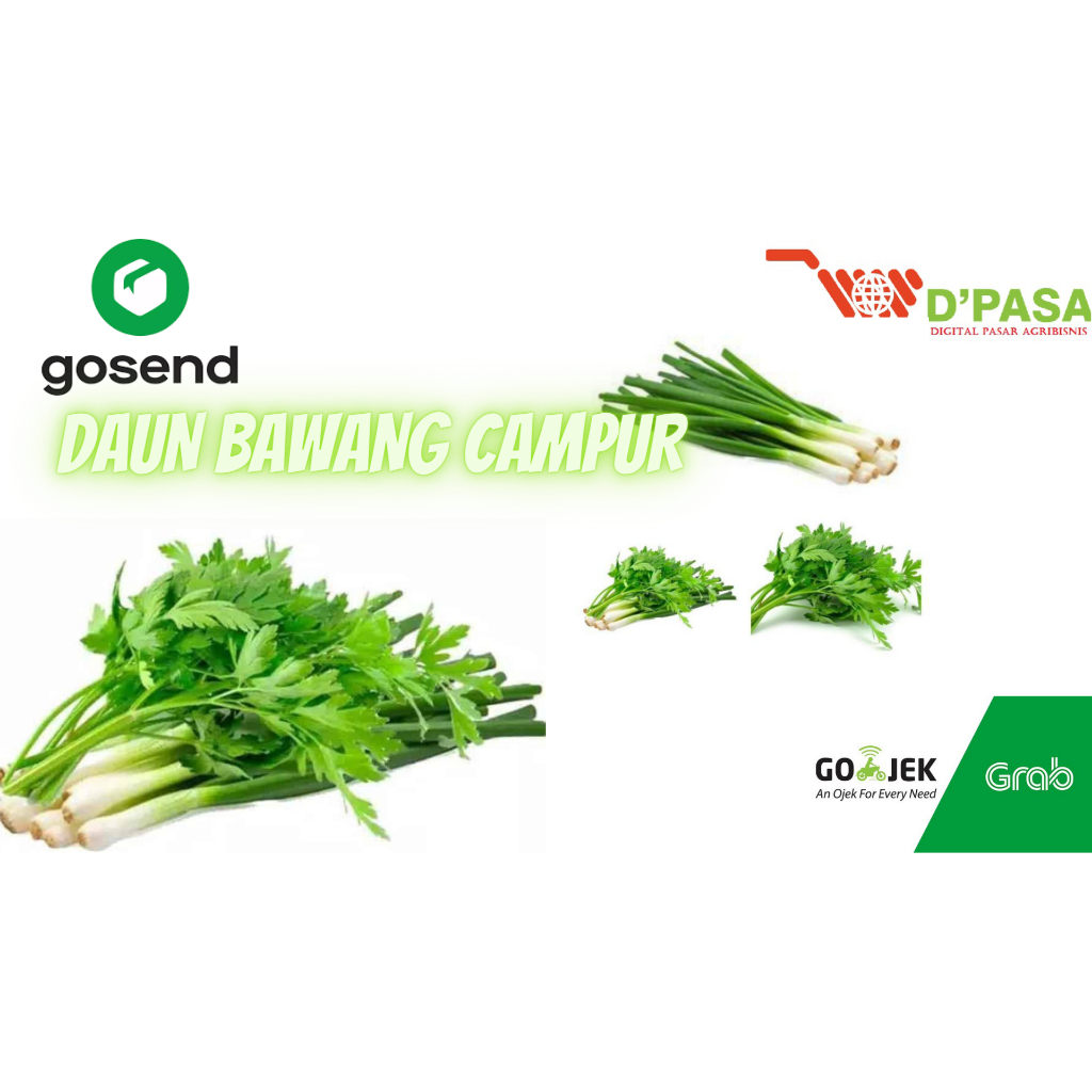 

KIRIM INSTAN Daun Bawang Seledri Campur 250gr