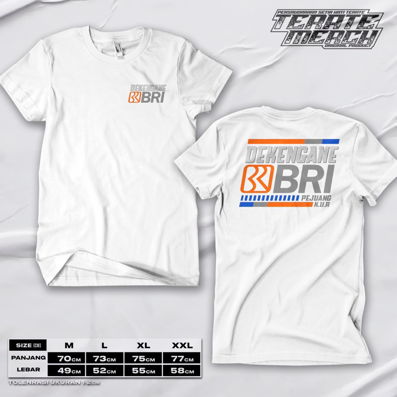kaos dekengane bri . kaos dekengan bri . kaos untuk umum
