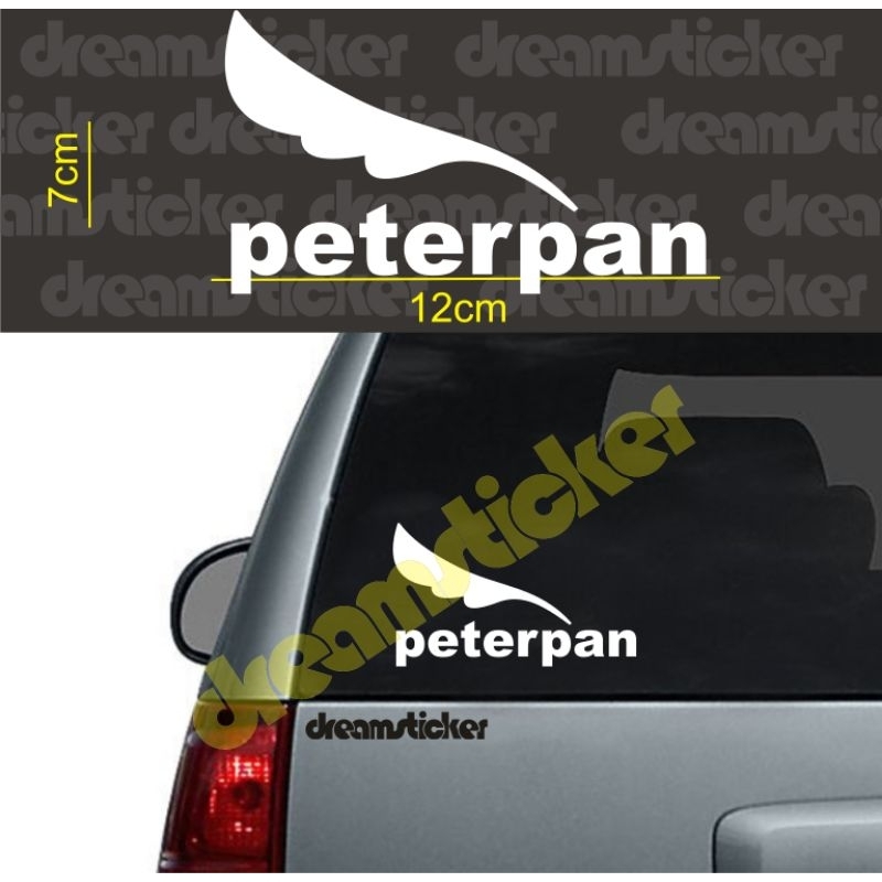 Cutting Sticker Peterpan Logo Band Stiker
